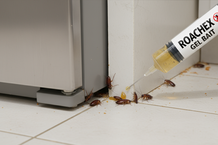 Gel bait application