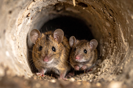 Proofing and sealing work to prevent mice re-entry